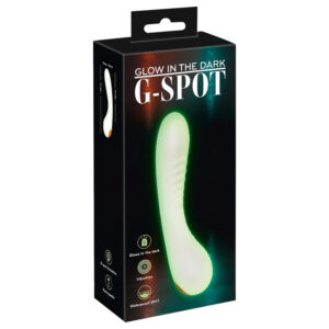 You2Toys - vibrátor na bod G - svítící ve tmě - bílý