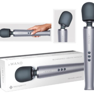 le Wand - masážní vibrátor na akumulátor - stříbrný