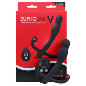 Aneros Eupho Syn V - vibrační stimulátor prostaty s dálkovým ovládáním - černý