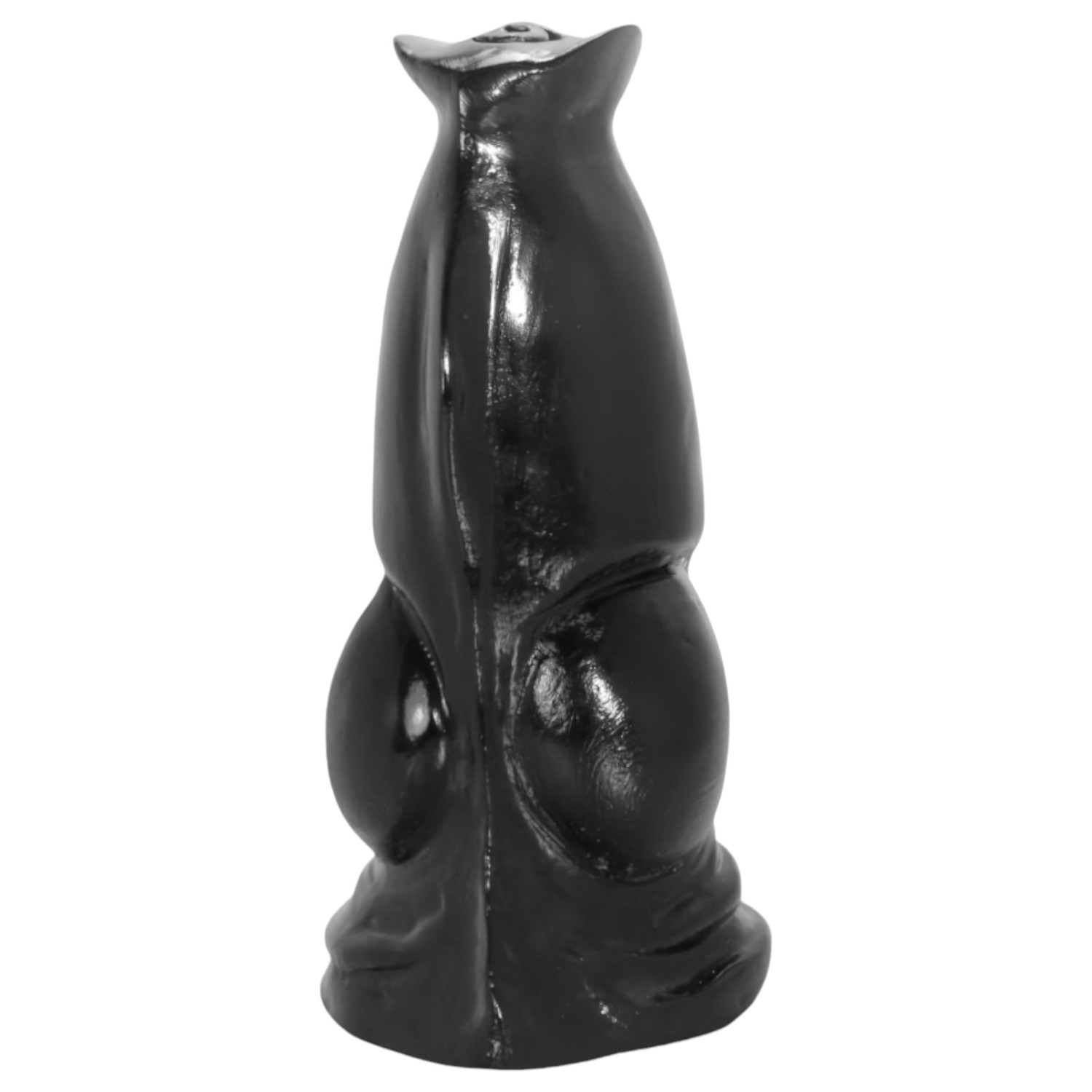 AnimHole Wolf - realistické dildo ve tvaru vlčího penisu - 21 cm - černé