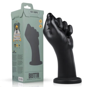 BUTTR - fisting dildo - černý