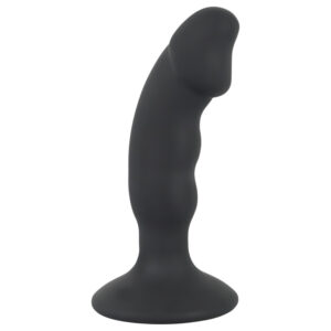 Black Velvets - anální vibrátor s penisem - dobíjecí - černý