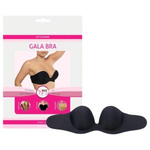 Bye Bra - push-up podprsenka - skrytá podpora - černá