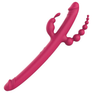 Dreamtoys - vibrátor pro stimulaci 4 míst - dobíjecí