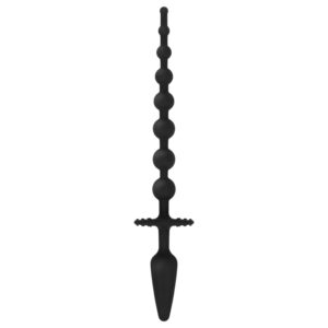 EasyToys - anální kolík 2v1 - černý