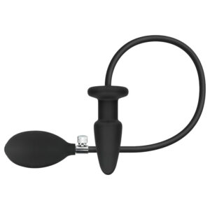 EasyToys - nafukovací anální kolík - černý