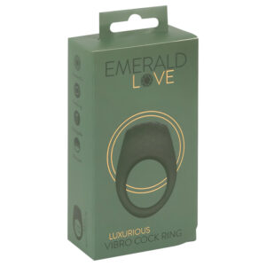 Emerald Love - vibrační erekční kroužek - vodotěsný