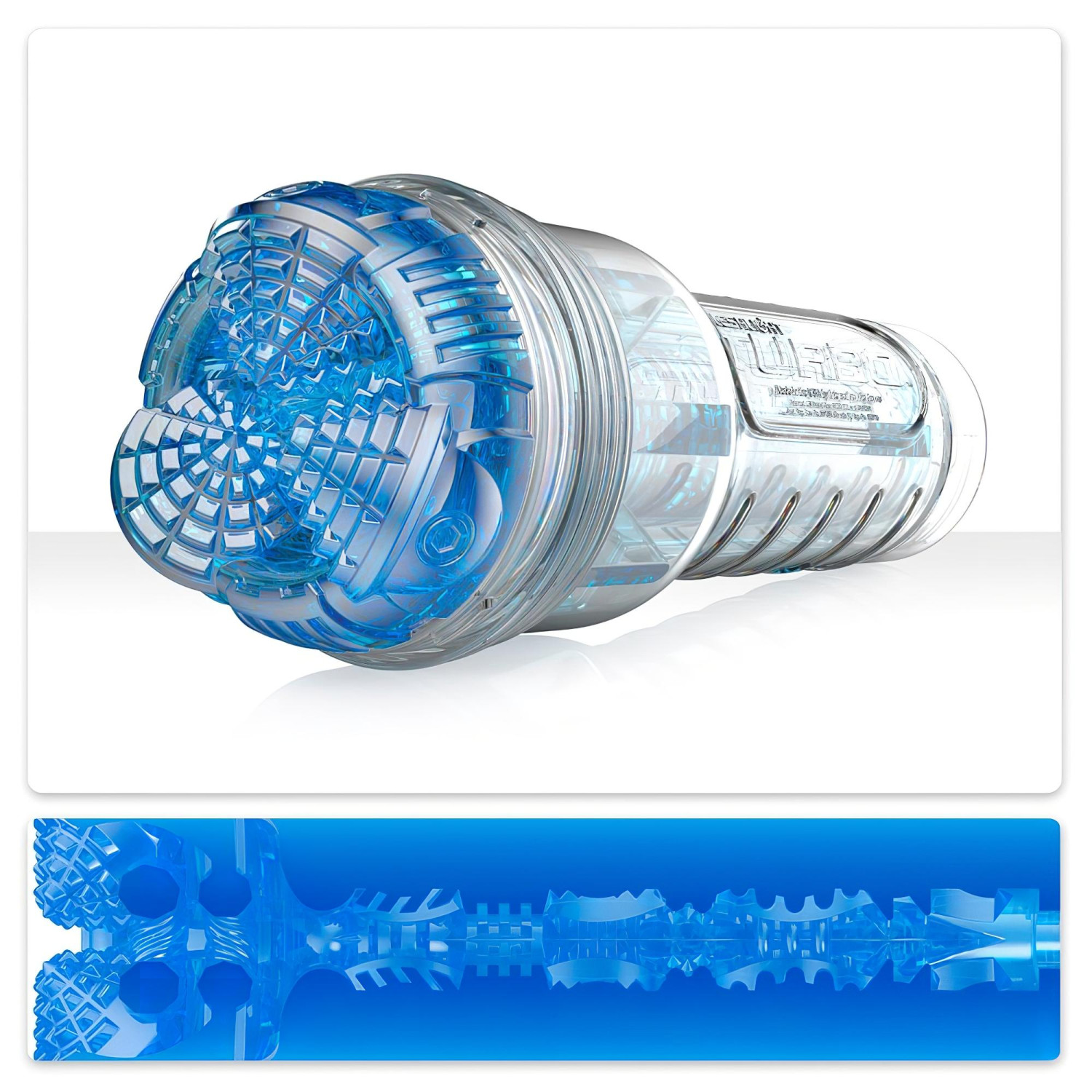 Fleshlight Turbo Core - masturbátor sání - modrá