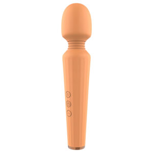 Glam - masážní vibrátor na akumulátor - oranžový