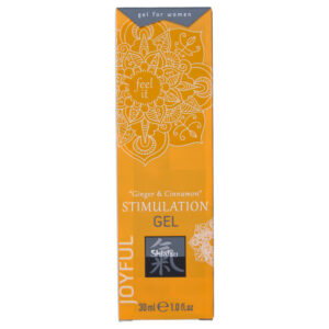 HOT Shiatsu - stimulační krém pro ženy - zázvor a skořice - 30 ml