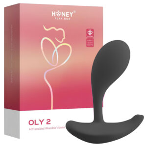 Honey Play Box Oly 2 - duální vibrátor na bod G a klitoris - černý
