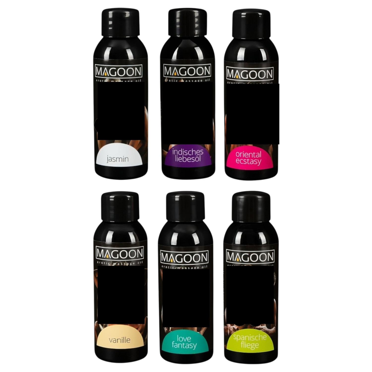 Magoon - sada masážních olejů - 6x50 ml