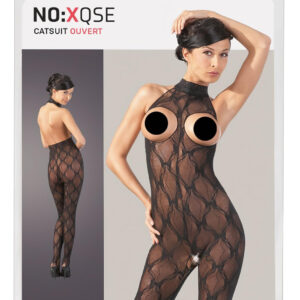 NO:XQSE - overal s otevřenými prsy - krajka - XL/XXL
