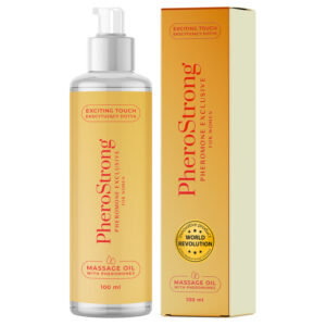PheroStrong Exclusive - masážní olej pro ženy - 100 ml