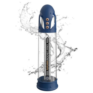 Pump Worx - automatická vakuová pumpa na penis - modrá