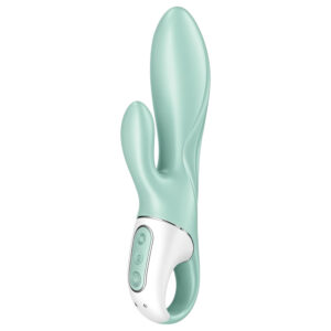 Satisfyer Air Pump Bunny 5 - vibrační pumpovatelný vibrátor - mátová