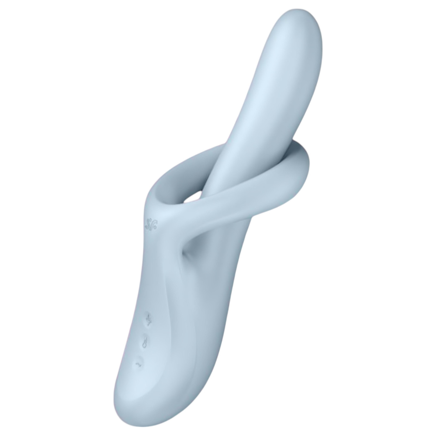 Satisfyer Heat Flex 4 - vibrátor na klitoris s ohřevem - stříbrný