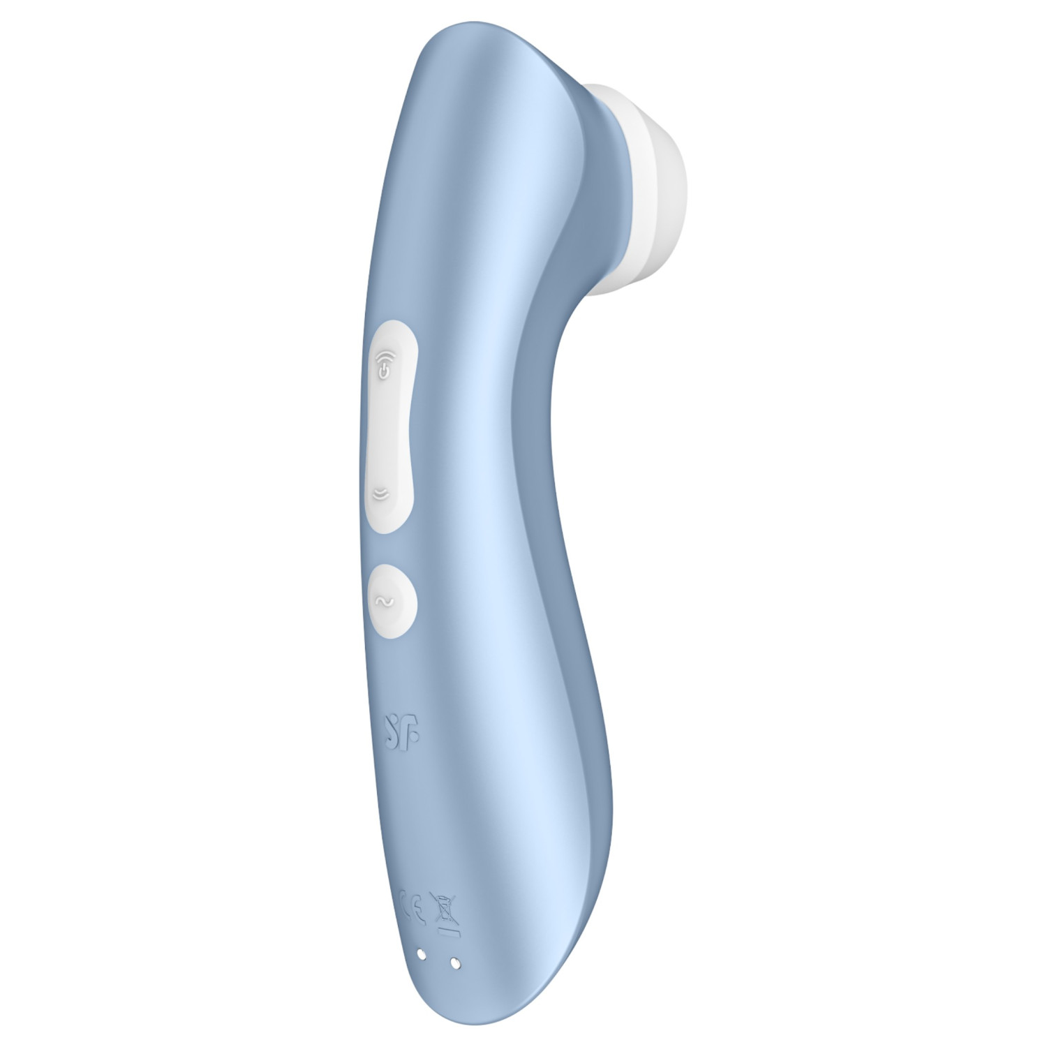 Satisfyer - vibrátor na klitoris s tlakovými vlnami - modrá