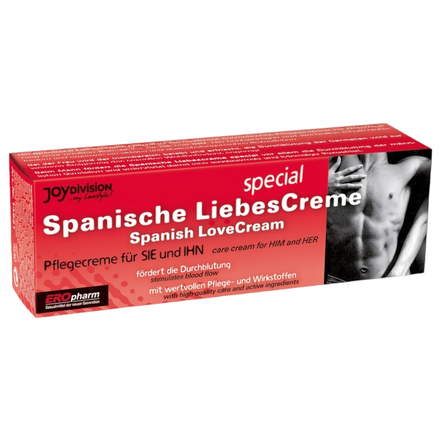 Spanish Lovecream - intimní krém pro ženy i muže - 40 ml