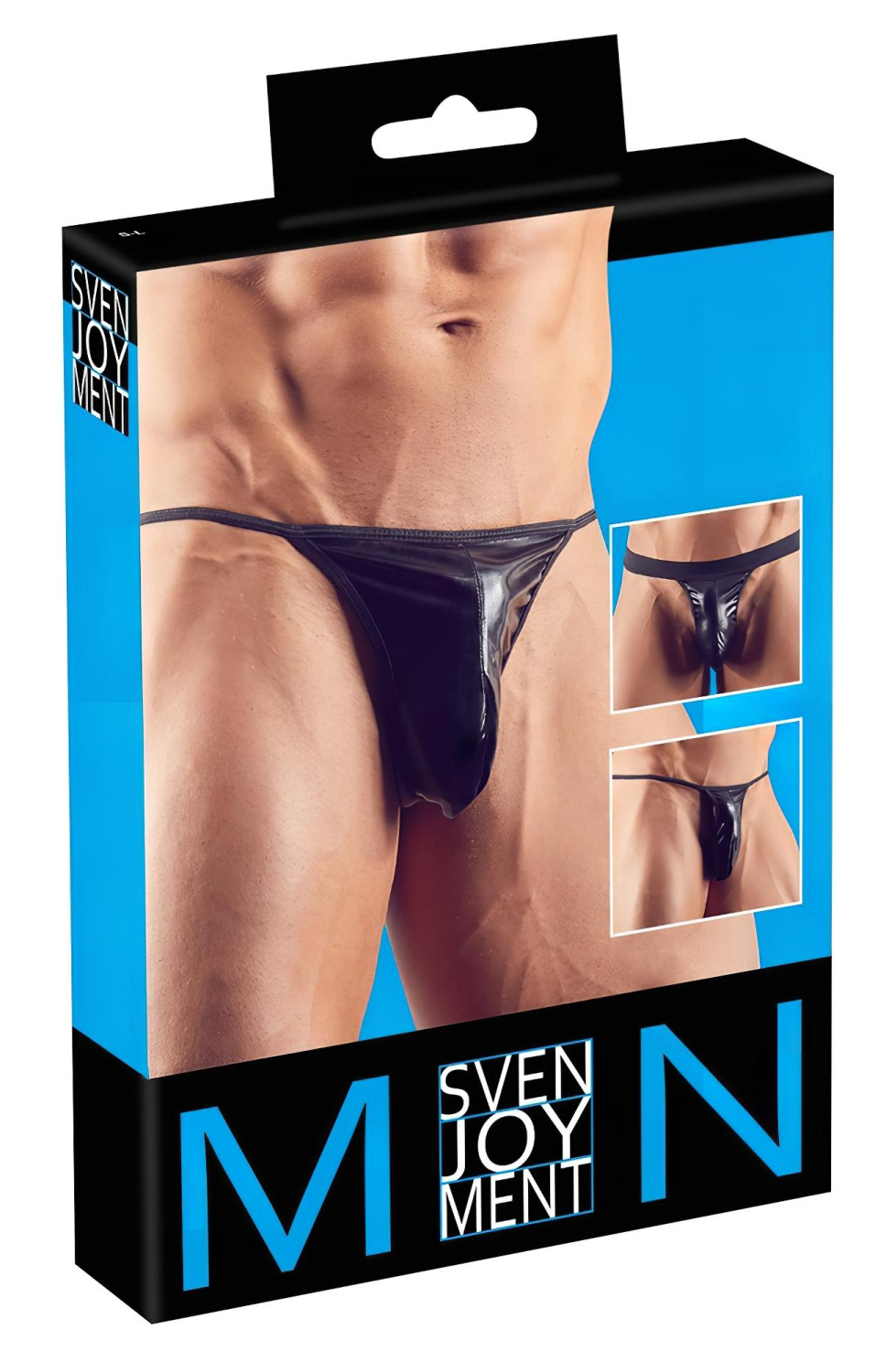 Svenjoyment - pánské tanga set - černá - 3 kusy - S-L