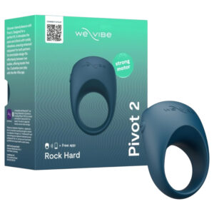 We-Vibe Pivot 2 - chytrý vibrační erekční kroužek - modrý