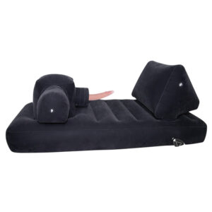 You2Toys Velvet Luxury - sex stroj s integrovanou postelí - černá