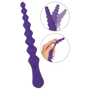 You2Toys - anální dildo s kuličkami - flexibilní