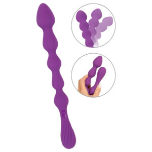 You2Toys - anální dildo s kuličkami - flexibilní