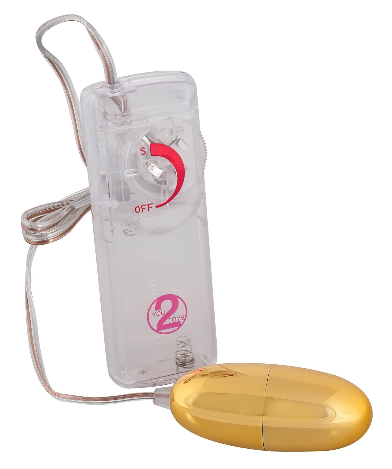You2Toys - vibrační vajíčko - zlatá barva