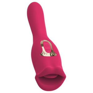 You2Toys - vibrátor s jazýčkem 2v1 - růžový