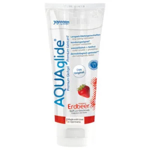 AQUAglide - lubrikant na vodní bázi - jahoda (100 ml)