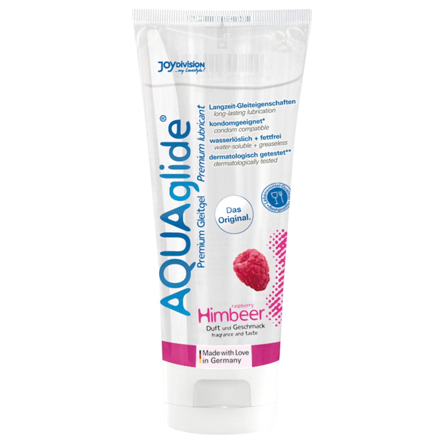 AQUAglide - lubrikant na vodní bázi - malina - 100 ml