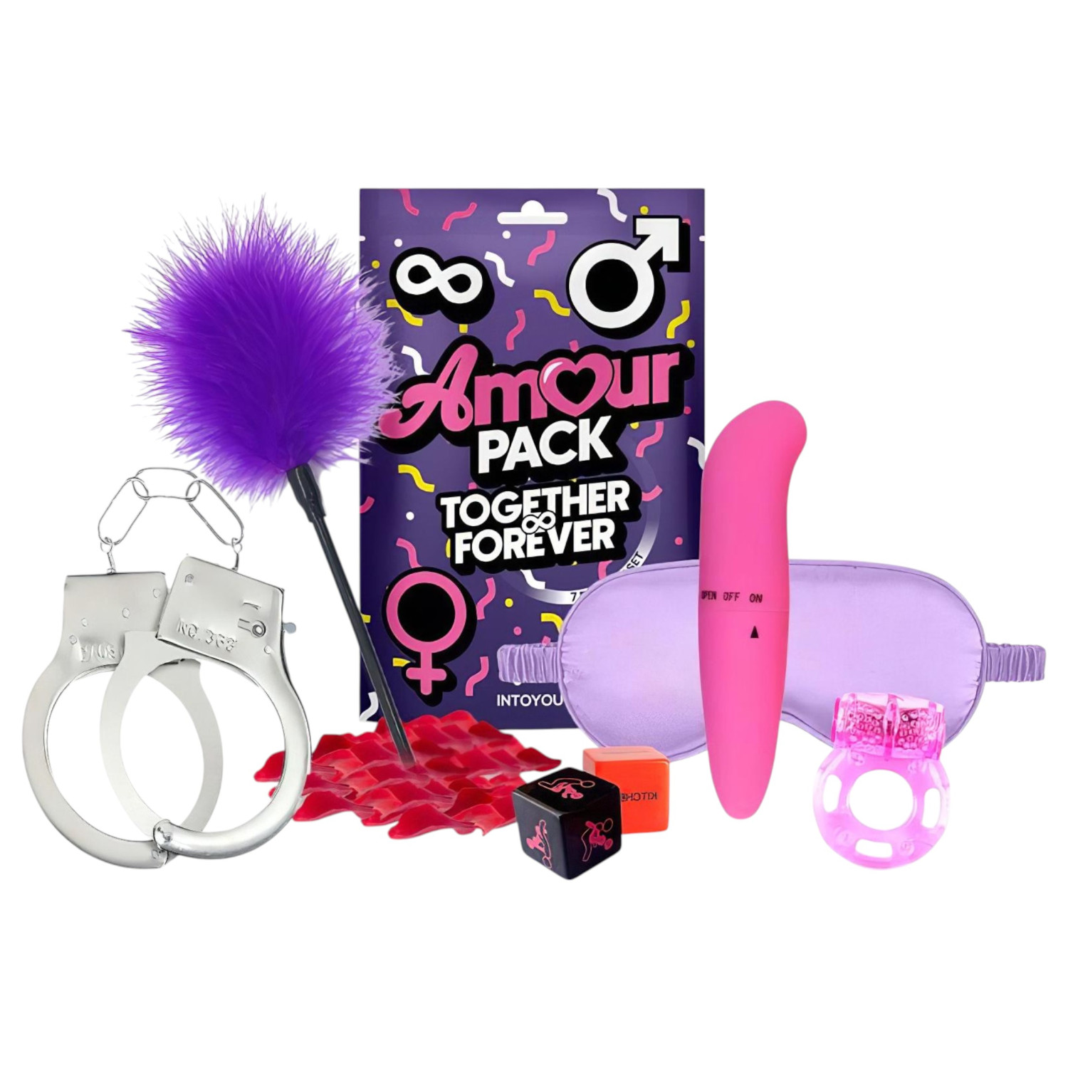 Amour Pack Together - sada pro začátečníky s vibrátorem - 7 dílů