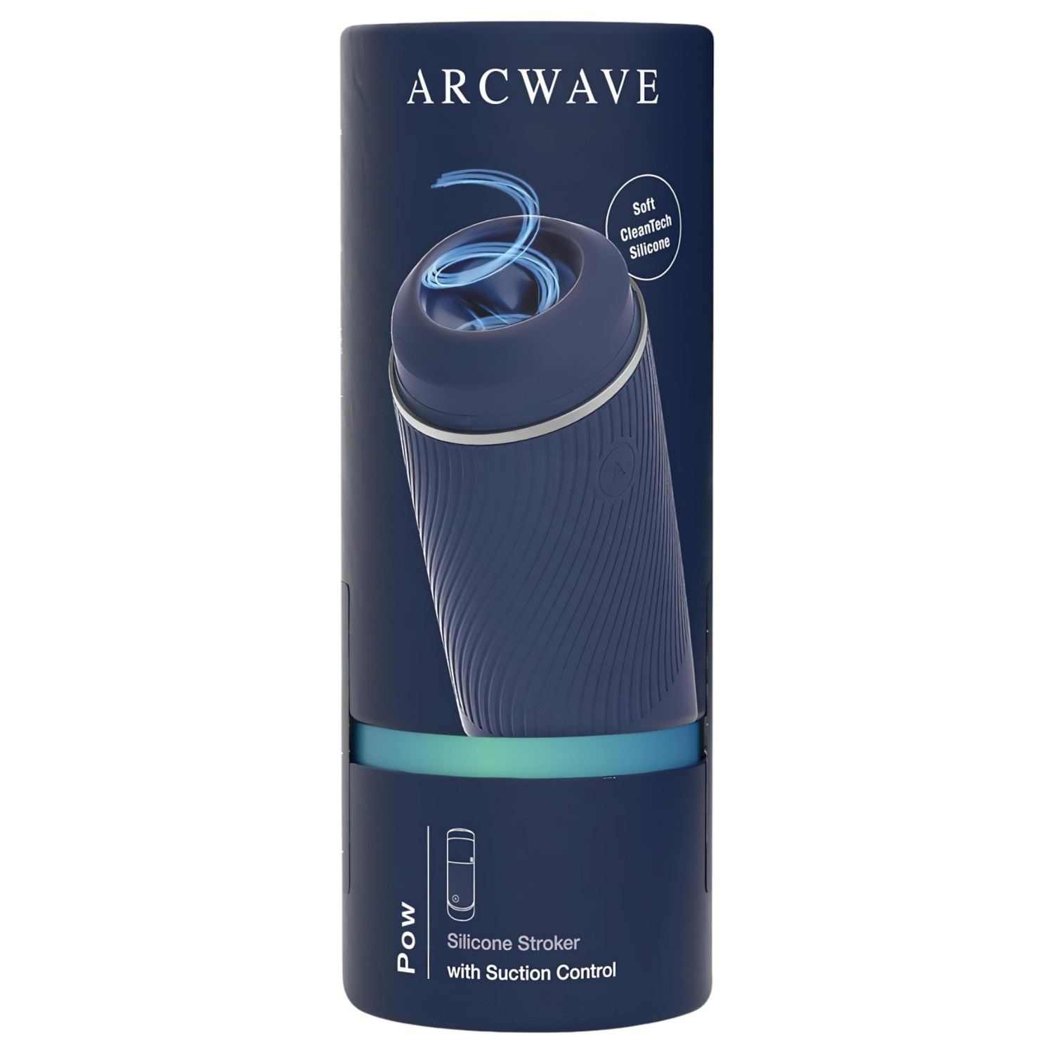 Arcwave Pow - manuální masturbátor s podtlakem - modrý