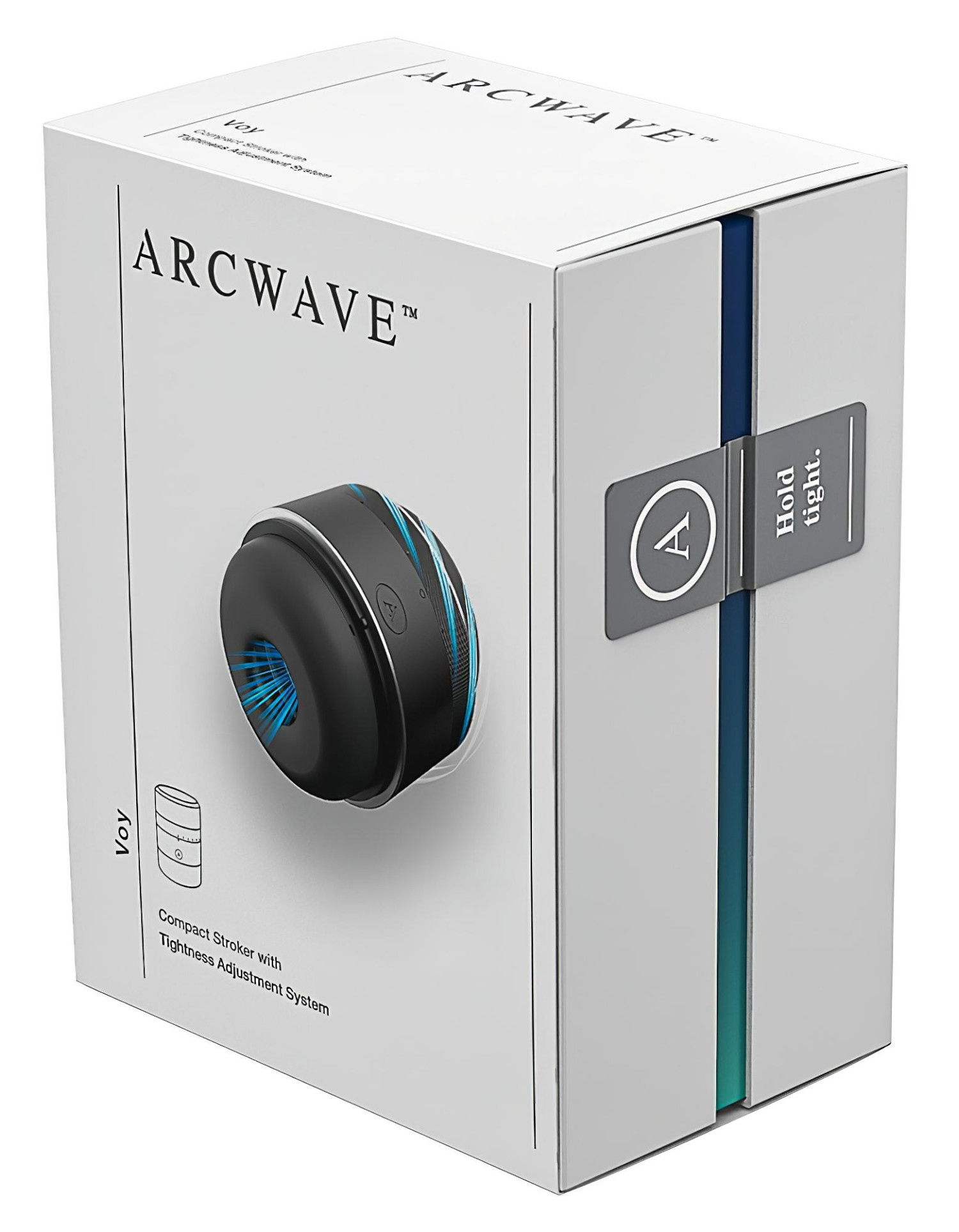 Arcwave Voy - masturbátor pro muže - rotační a stahovací - černý