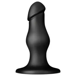 BUTTR FIM-92 - anální dildo s přísavkou - černé