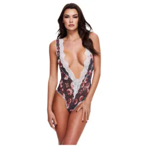 Baci - krajkované body s květinovým vzorem