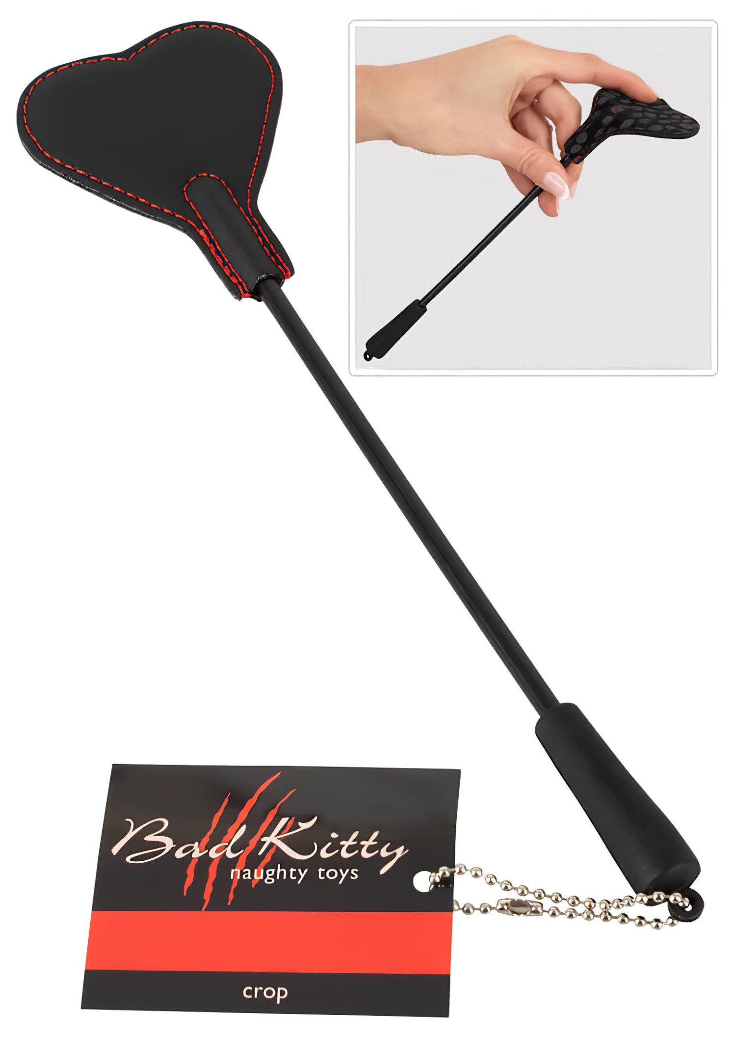 Bad Kitty - Kouzelná hůlka srdce - plácačka (25 cm)