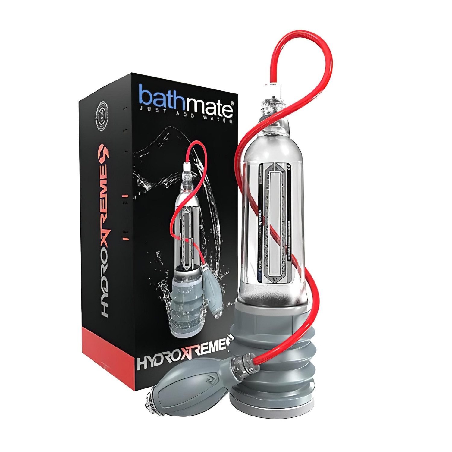 Bathmate HydroXtreme 9 - sada hydropumpy (průhledná)