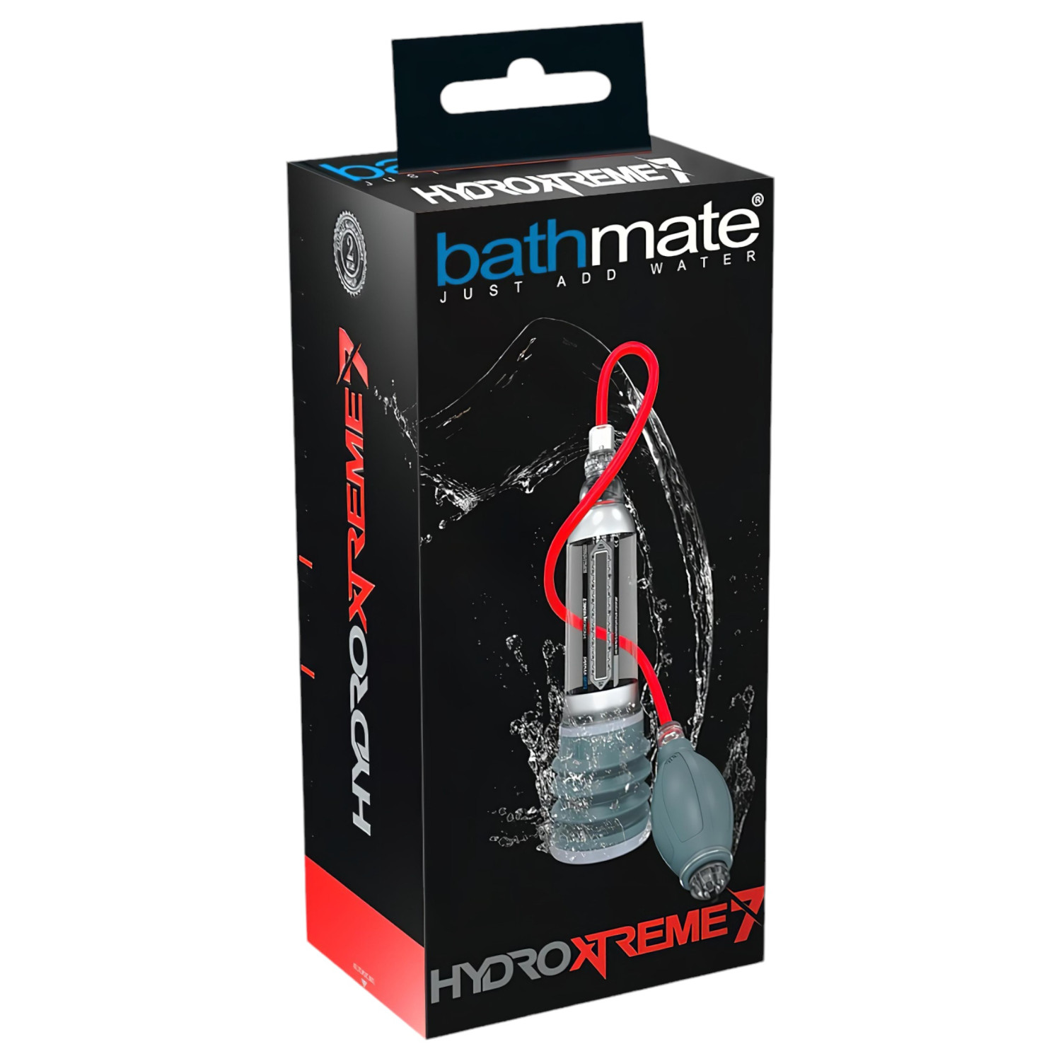 Bathmate Xtreme Hydromax 7 - sada vakuové pumpy na penis (průhledná)