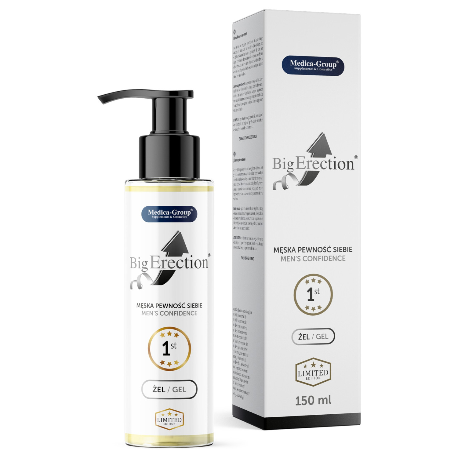 BigErection gel - gel na podporu erekce - 150 ml