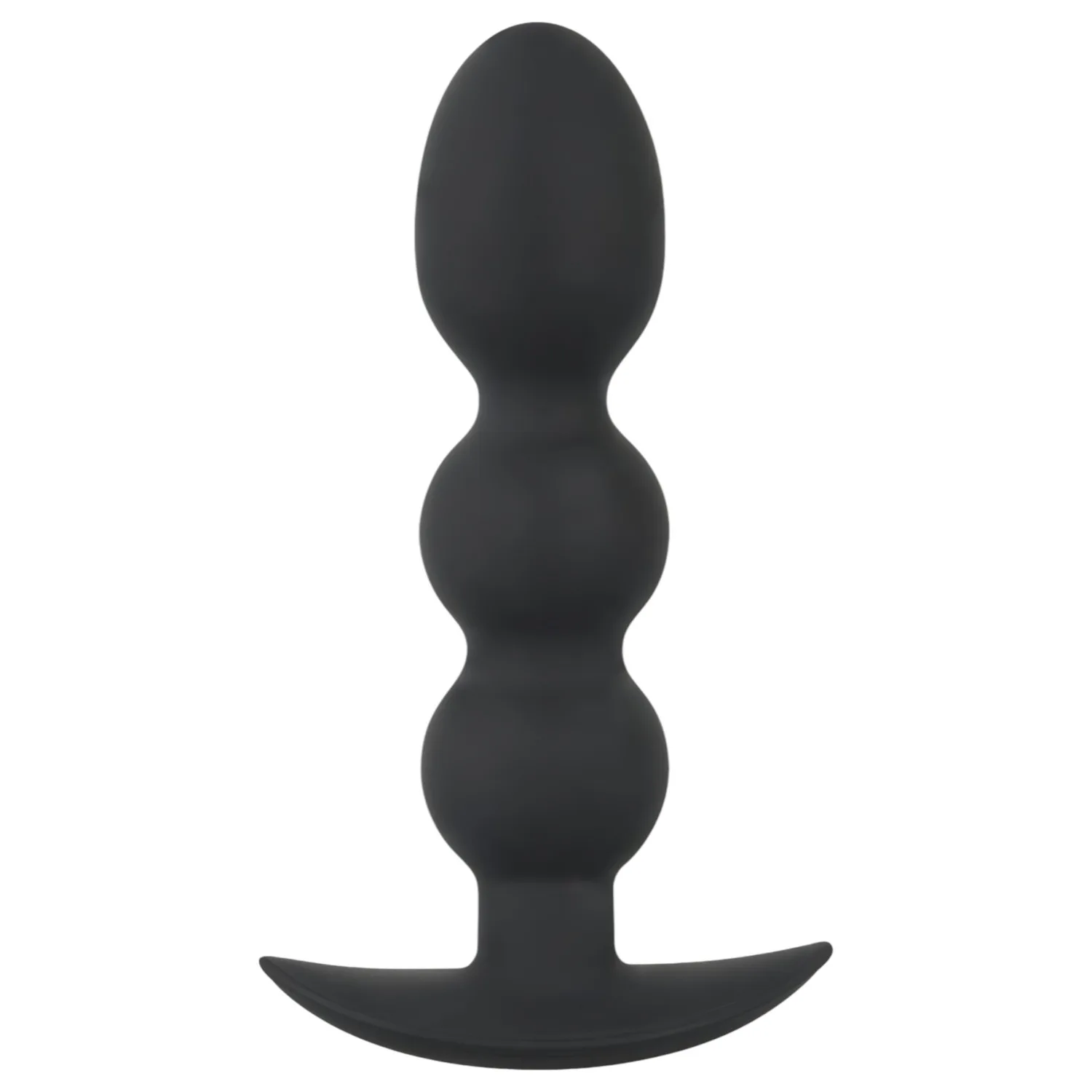 Black Velvets Heavy - anální kolík s kulatou hlavicí 145 g (černý)