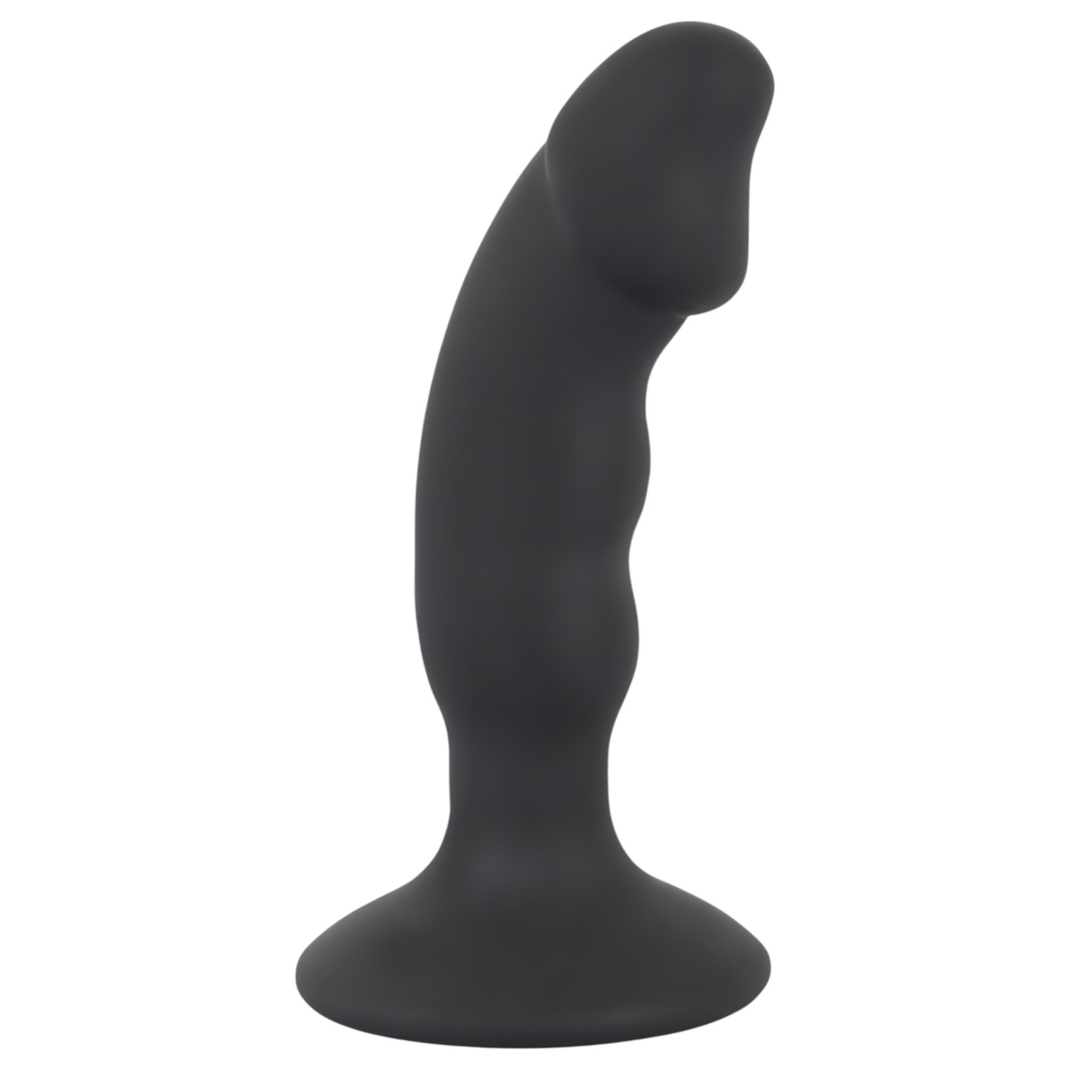 Black Velvets - anální vibrátor s penisem - dobíjecí - černý