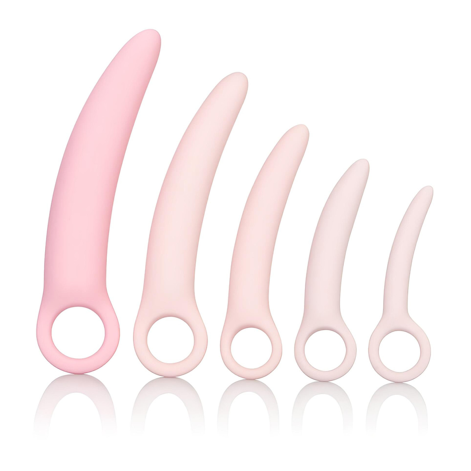 CalExotics Inspire - vaginální dilatátor set - zdravotní pomůcka - růžová
