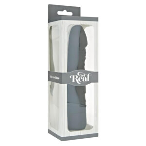 Classic Get Real - realistický vibrátor - silikon - černý