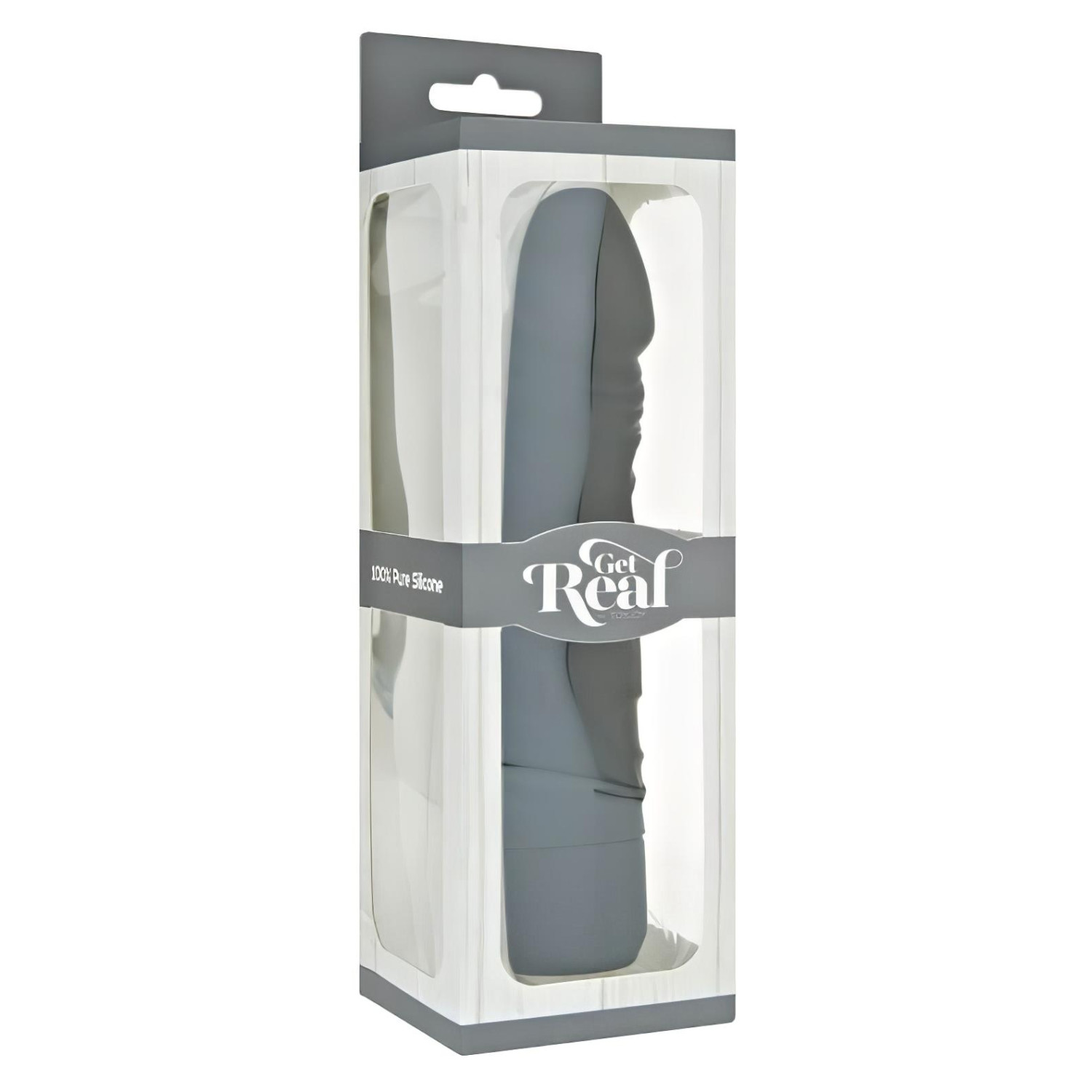 Classic Get Real - realistický vibrátor - silikon - černý