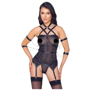 Cottelli Bondage - top s popruhy