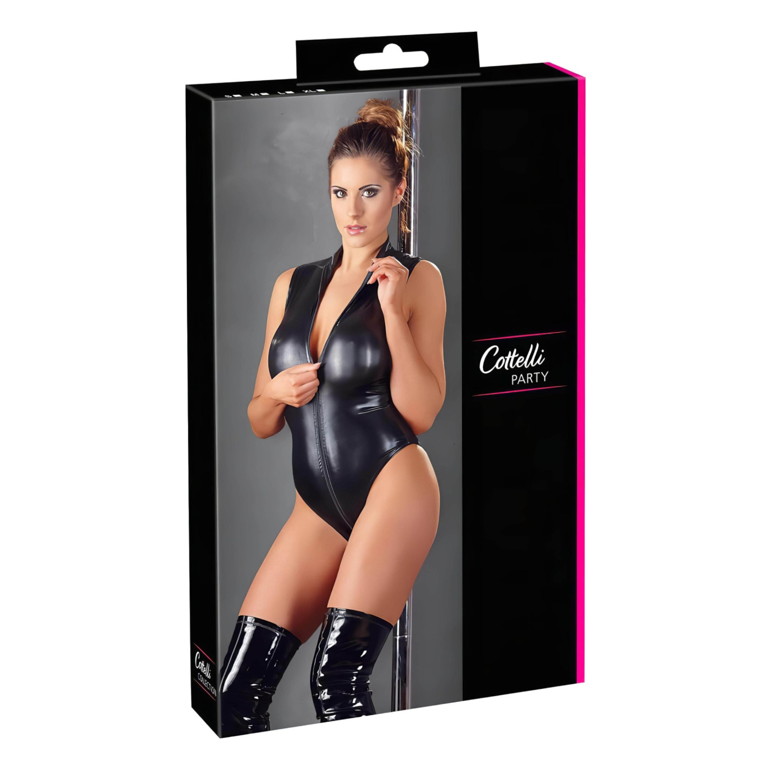 Cottelli - dámské body - černá - XL