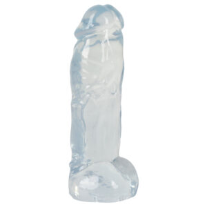 Crystal Clear Big Dong - gelové obří dildo (21