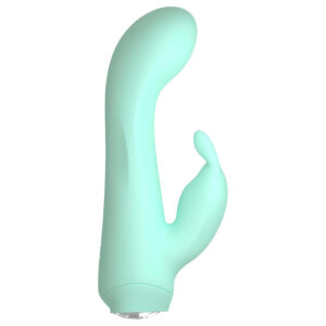 Cuties Mini 4 - mini vibrátor s králíčkem - dobíjecí